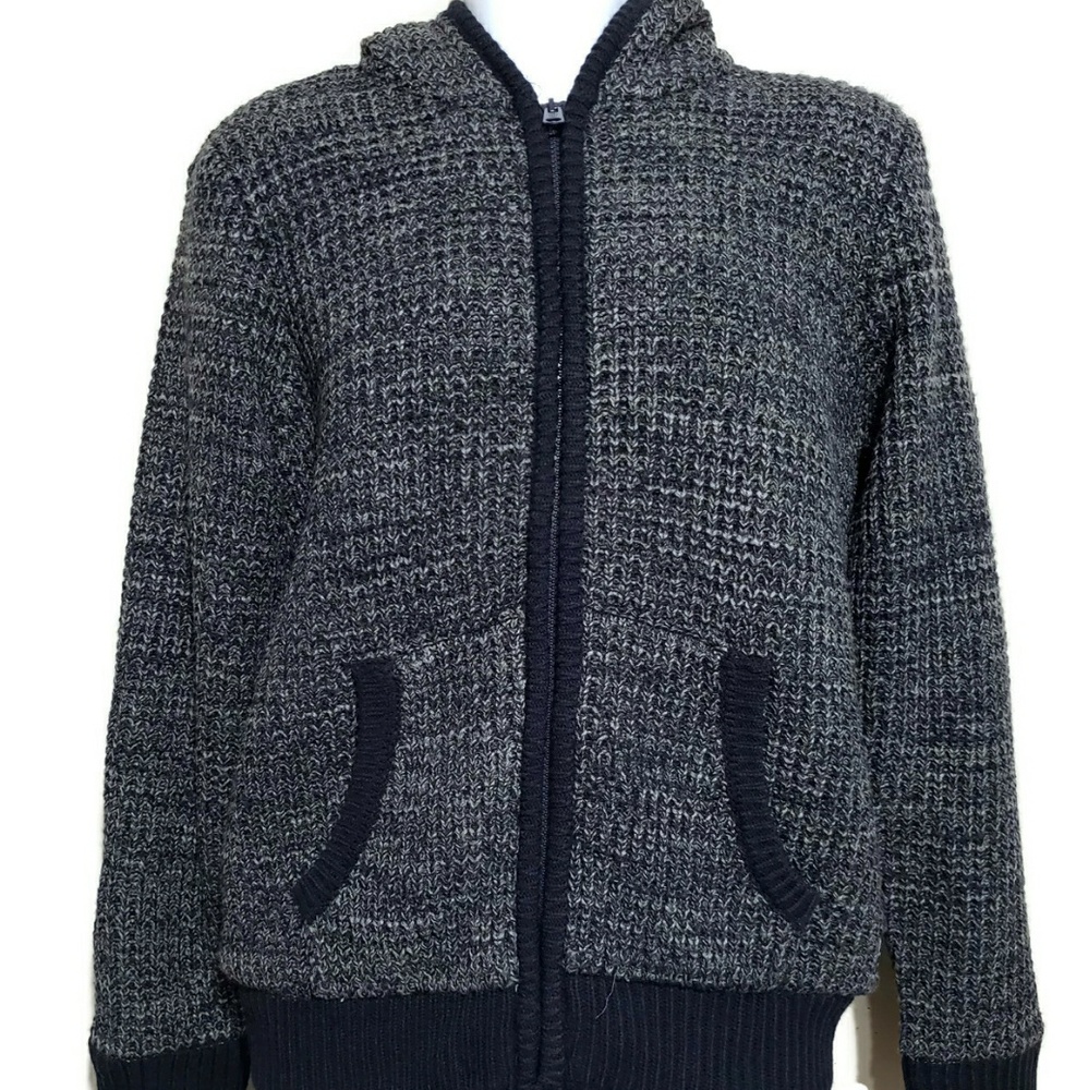 Mens David Bitton Buffalo Jacket, Small, Gray